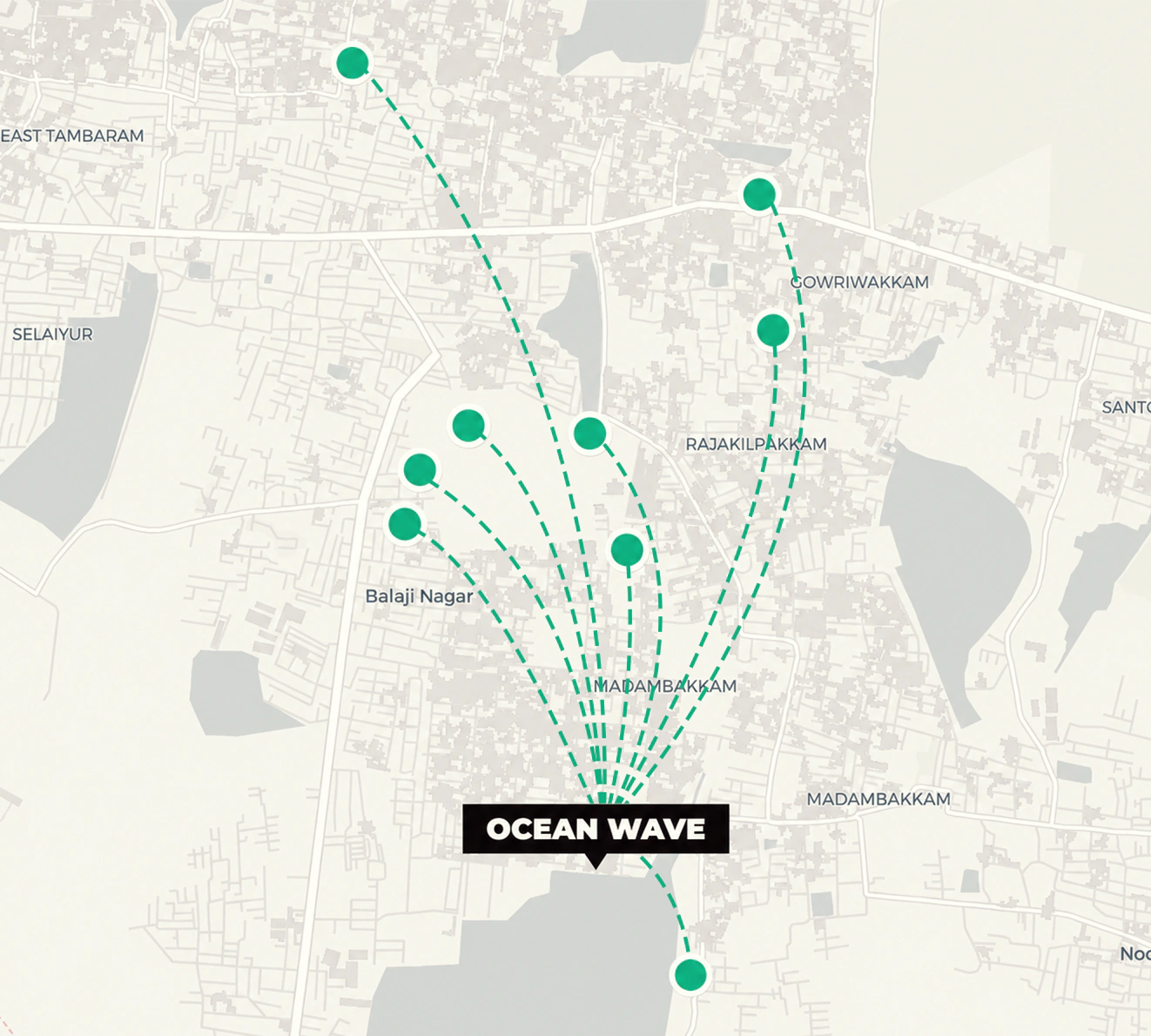 Schools near Ocean Wave villa plots in Madambakkam