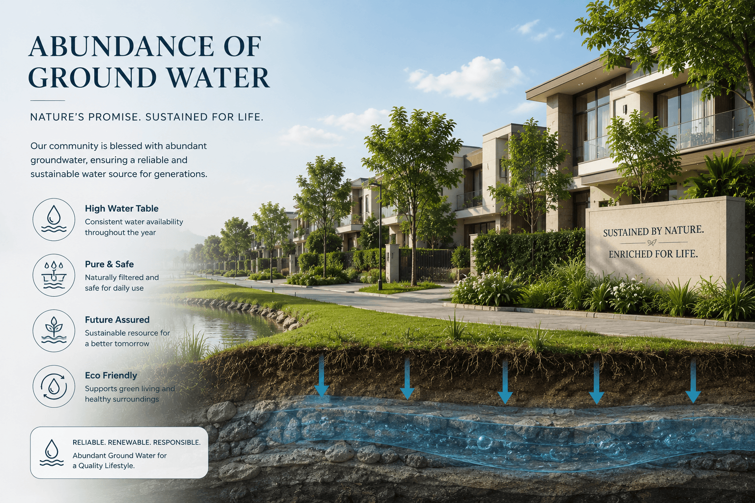 Ground - water - ocean